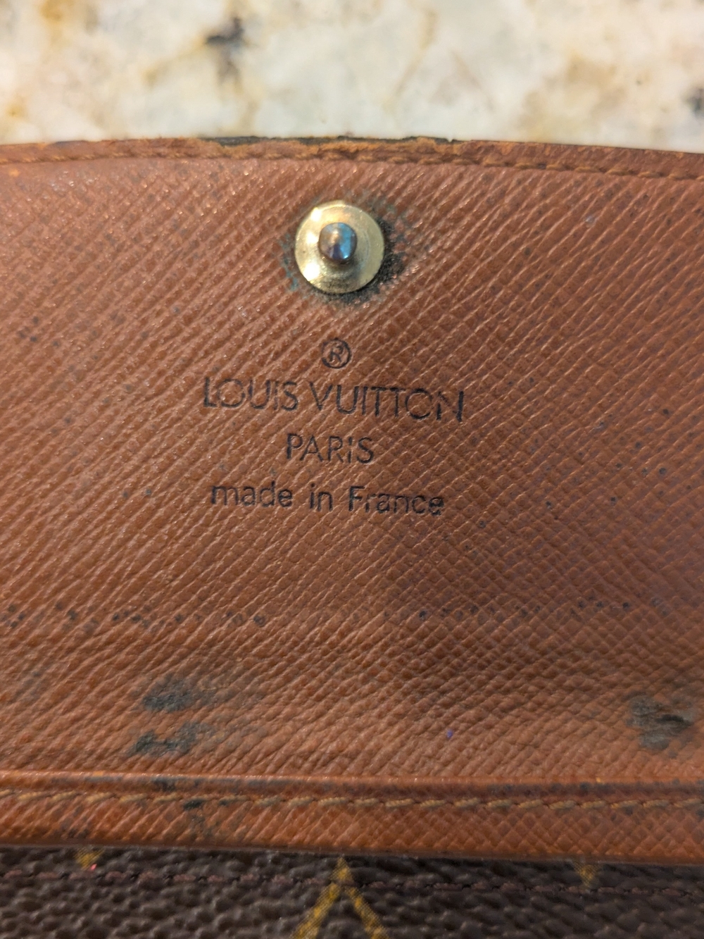 PROJECT PIECE / AS-IS Salvage Canvas - Louis Vuitton Monogram 4 Key Holder - Picture 7 of 8